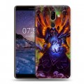 Дизайнерский пластиковый чехол для Nokia 7 Plus World of warcraft