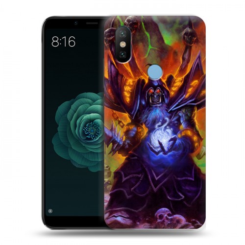 Дизайнерский силиконовый чехол для Xiaomi Mi A2 World of warcraft