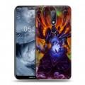 Дизайнерский пластиковый чехол для Nokia 6.1 Plus World of warcraft