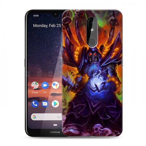 Дизайнерский силиконовый чехол для Nokia 3.2 World of warcraft