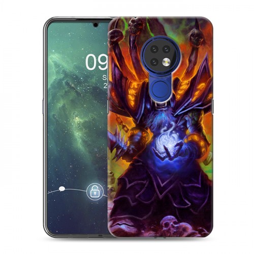 Дизайнерский силиконовый чехол для Nokia 6.2 World of warcraft