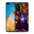 Дизайнерский силиконовый с усиленными углами чехол для Huawei P40 World of warcraft