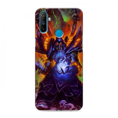 Дизайнерский силиконовый чехол для Realme C3 World of warcraft