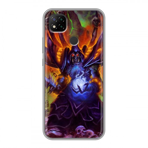 Дизайнерский силиконовый чехол для Xiaomi RedMi 9C World of warcraft