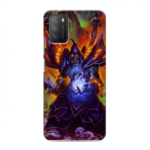 Дизайнерский пластиковый чехол для Xiaomi Poco M3 World of warcraft