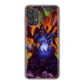 Дизайнерский силиконовый чехол для Samsung Galaxy A32 World of warcraft