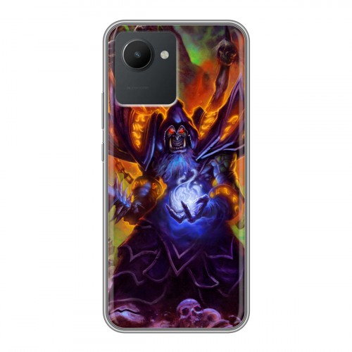 Дизайнерский силиконовый чехол для Realme C30 World of warcraft