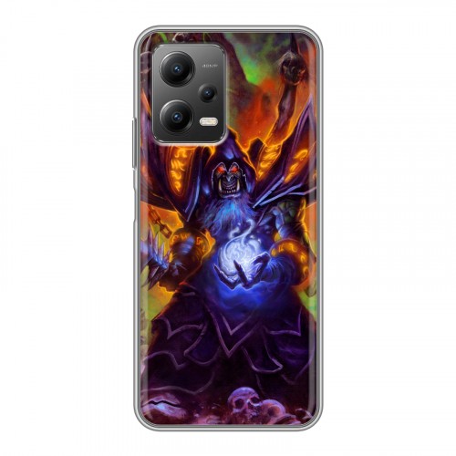 Дизайнерский силиконовый чехол для Xiaomi Poco X5 World of warcraft