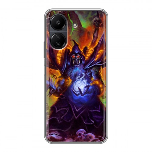 Дизайнерский пластиковый чехол для Xiaomi Poco C65 World of warcraft