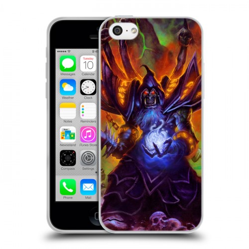 Дизайнерский пластиковый чехол для Iphone 5c World of warcraft