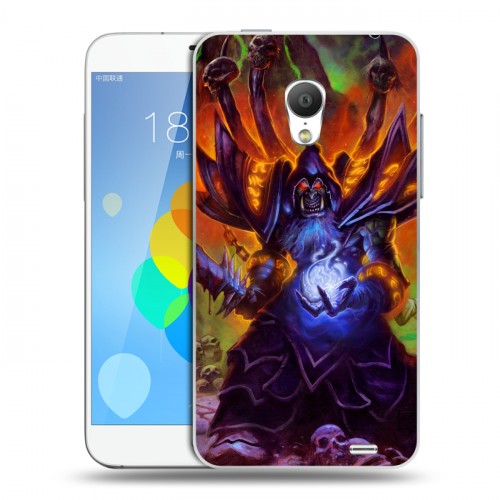 Дизайнерский силиконовый чехол для  Meizu MX3 World of warcraft