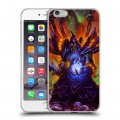 Дизайнерский силиконовый чехол для Iphone 6 Plus/6s Plus World of warcraft