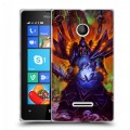 Дизайнерский пластиковый чехол для Microsoft Lumia 435 World of warcraft