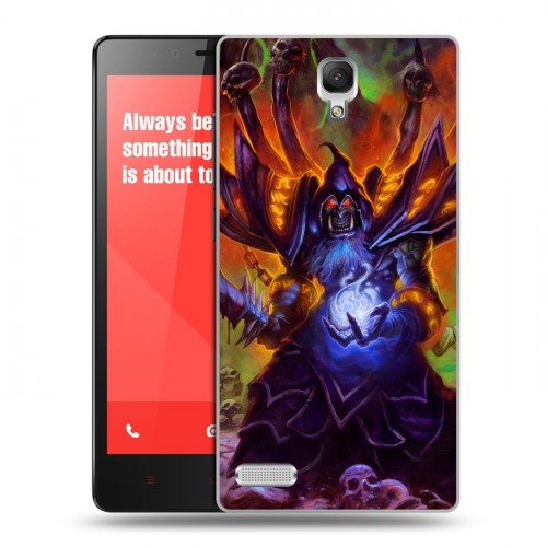 Дизайнерский пластиковый чехол для Xiaomi RedMi Note World of warcraft