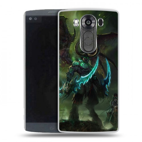 Дизайнерский пластиковый чехол для LG V10 World of warcraft