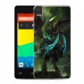 Дизайнерский силиконовый чехол для BQ Aquaris E4.5 World of warcraft