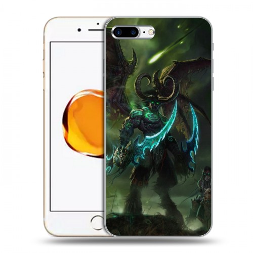 Дизайнерский пластиковый чехол для Iphone 7 Plus / 8 Plus World of warcraft