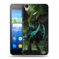 Дизайнерский пластиковый чехол для Huawei Y6 World of warcraft