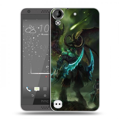 Дизайнерский пластиковый чехол для HTC Desire 530 World of warcraft