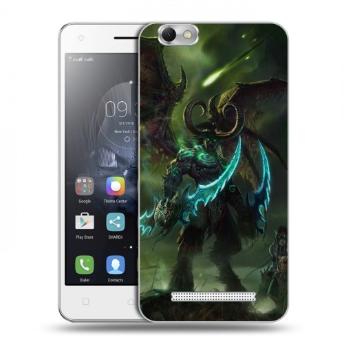 Дизайнерский силиконовый чехол для Lenovo Vibe C World of warcraft