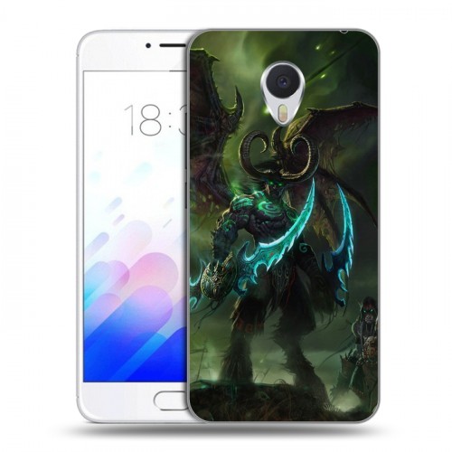 Дизайнерский пластиковый чехол для Meizu M3E World of warcraft