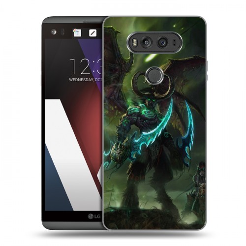 Дизайнерский пластиковый чехол для LG V20 World of warcraft