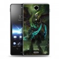 Дизайнерский пластиковый чехол для Sony Xperia TX World of warcraft