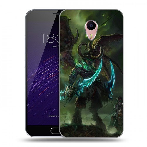 Дизайнерский пластиковый чехол для Meizu M3 Max World of warcraft