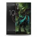 Дизайнерский пластиковый чехол для Sony Xperia XZs World of warcraft