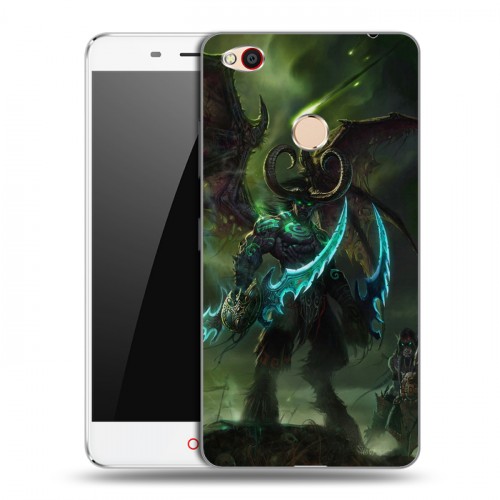 Дизайнерский пластиковый чехол для ZTE Nubia N1 World of warcraft