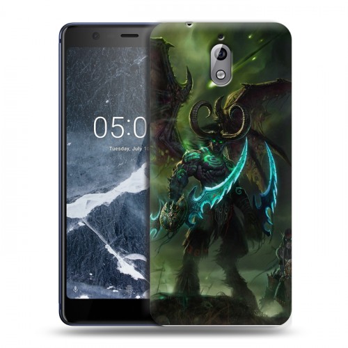 Дизайнерский силиконовый чехол для Nokia 3.1 World of warcraft