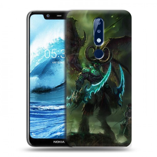 Дизайнерский силиконовый чехол для Nokia 5.1 Plus World of warcraft