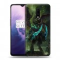 Дизайнерский пластиковый чехол для OnePlus 7 World of warcraft