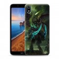 Дизайнерский силиконовый чехол для Xiaomi RedMi 7A World of warcraft