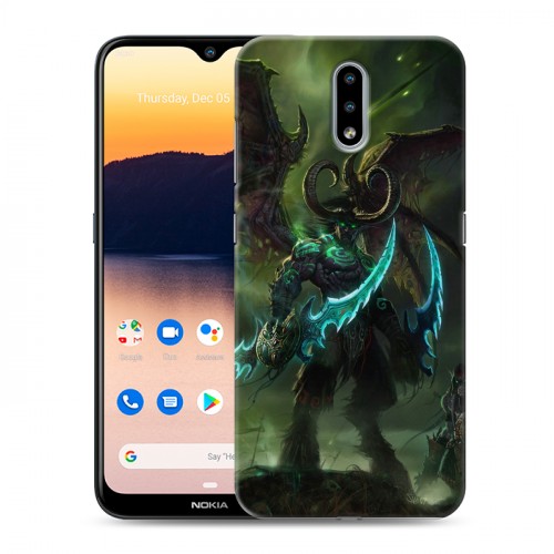 Дизайнерский пластиковый чехол для Nokia 2.3 World of warcraft