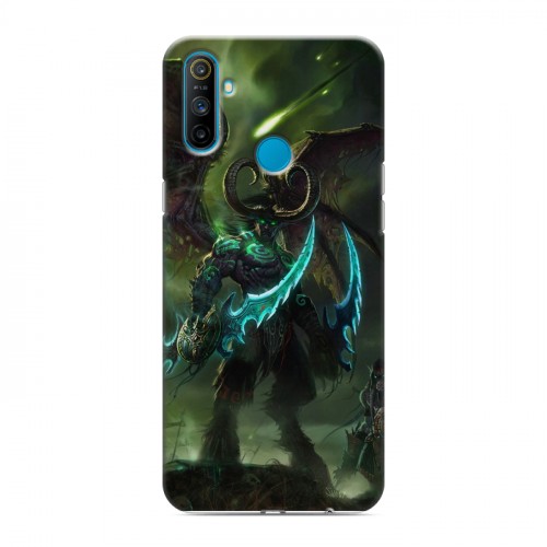 Дизайнерский силиконовый чехол для Realme C3 World of warcraft