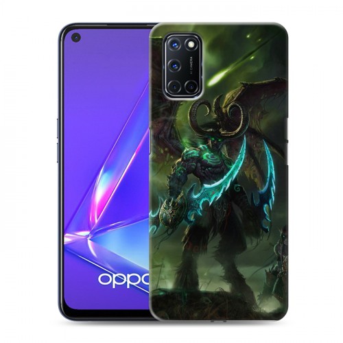 Дизайнерский пластиковый чехол для OPPO A52 World of warcraft