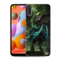 Дизайнерский силиконовый с усиленными углами чехол для Samsung Galaxy A11 World of warcraft