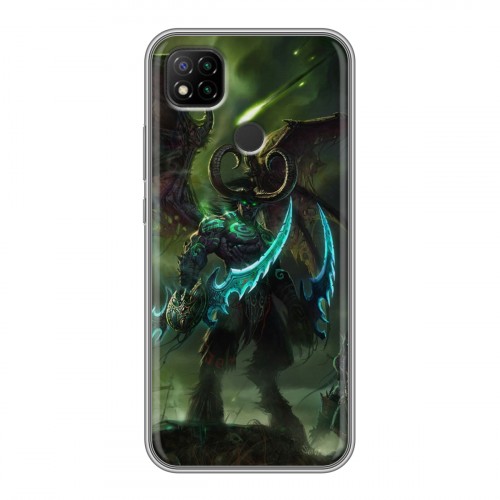 Дизайнерский силиконовый чехол для Xiaomi RedMi 9C World of warcraft