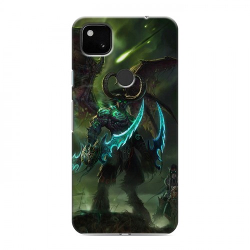 Дизайнерский пластиковый чехол для Google Pixel 4a World of warcraft