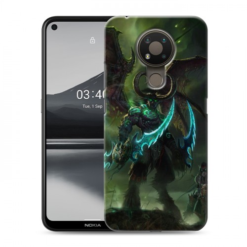 Дизайнерский пластиковый чехол для Nokia 3.4 World of warcraft