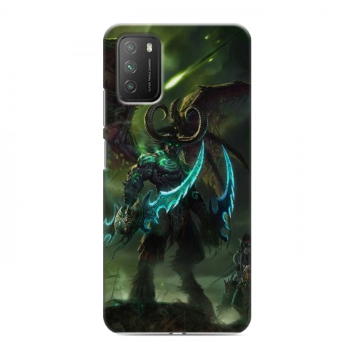 Дизайнерский пластиковый чехол для Xiaomi Poco M3 World of warcraft