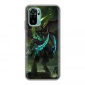 Дизайнерский силиконовый чехол для Xiaomi RedMi Note 10 World of warcraft