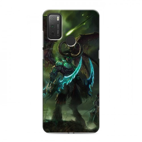 Дизайнерский силиконовый чехол для Alcatel 3L (2021) World of warcraft