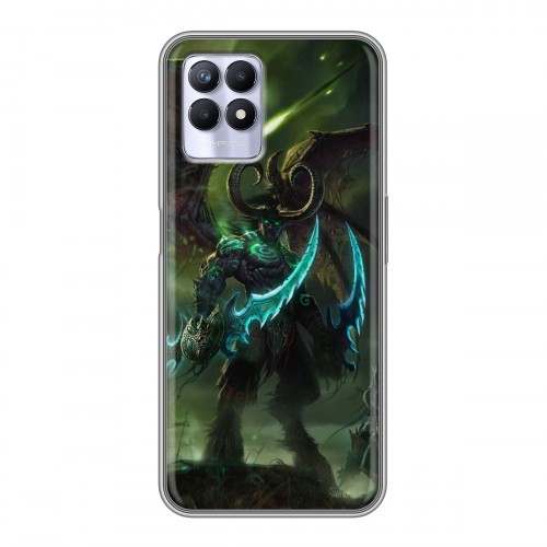 Дизайнерский силиконовый чехол для Realme 8i World of warcraft