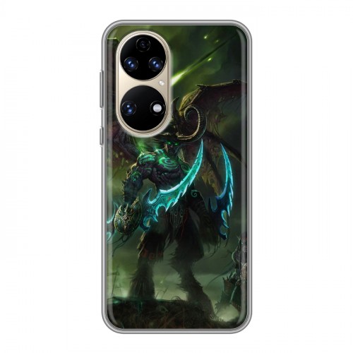 Дизайнерский силиконовый чехол для Huawei P50 Pro World of warcraft