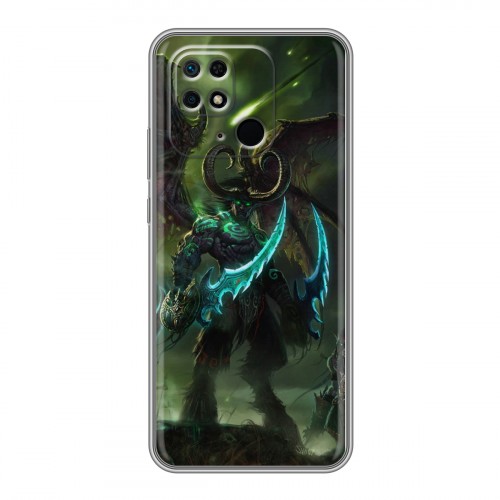 Дизайнерский силиконовый чехол для Xiaomi Redmi 10C World of warcraft