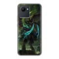 Дизайнерский силиконовый с усиленными углами чехол для Realme C30 World of warcraft