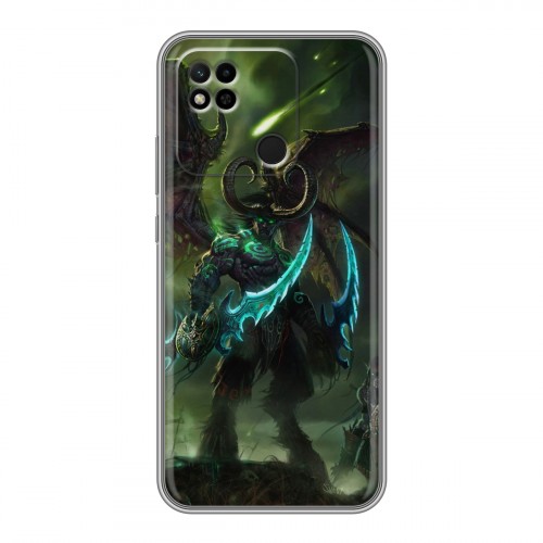 Дизайнерский силиконовый чехол для Xiaomi Redmi 10A World of warcraft