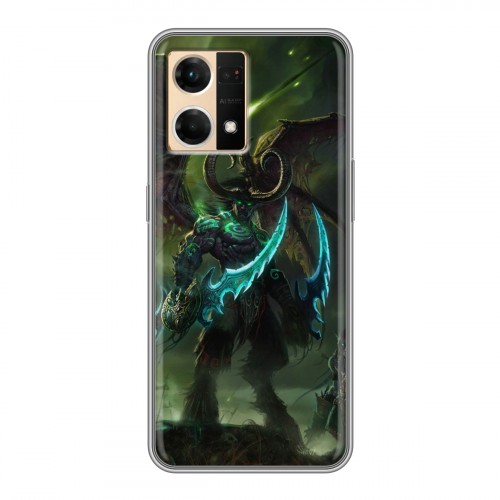 Дизайнерский силиконовый чехол для OPPO Reno7 World of warcraft